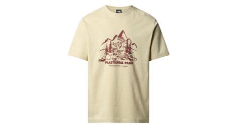 T shirt manches courtes the north face nature beige
