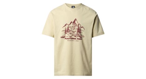 The north face nature beige short sleeve t-shirt l