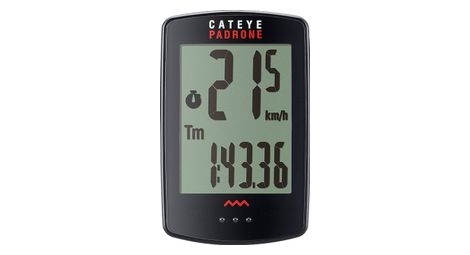 Cateye padrone fahrradcomputer schwarz