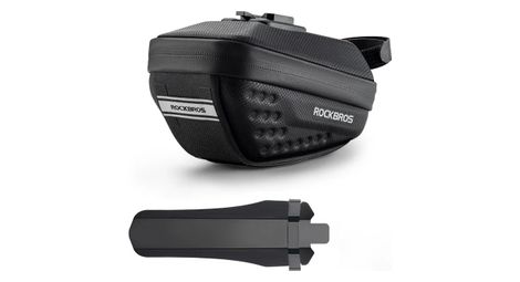 ROCKBROS Sacoche de Selle de Vélo 0.8L avec Garde-Boue noir