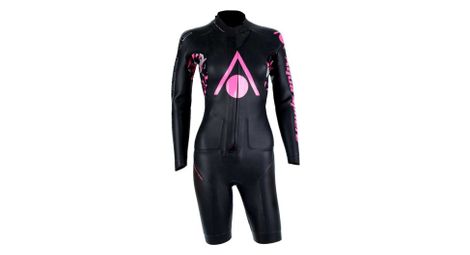 aquasphere limitless suit v2 womens neoprene suit black pink