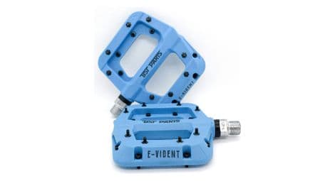 Bst parts e-vident flat pedals blue