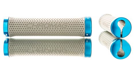 Chromag poignees lock on basis 142mm gris