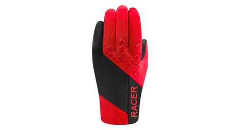 Gants longs racer 1927 light speed 4 rouge noir