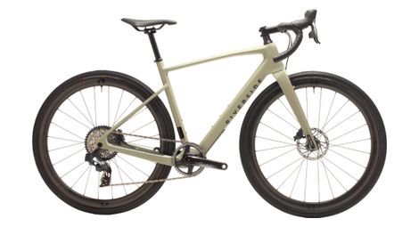 Grindfiets riverside gcr sram force etap axs 12v reynolds atr 700mm beige 2023