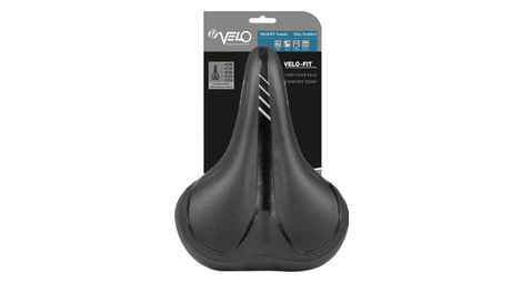 Selle velo-fit townie xxl noir 267 x 238 mm