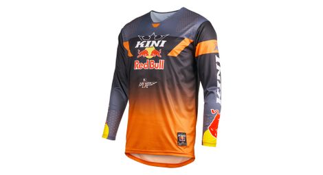 Maillot Manches Longues Kini Red Bull MXC 2.0 Gris/Orange Homme