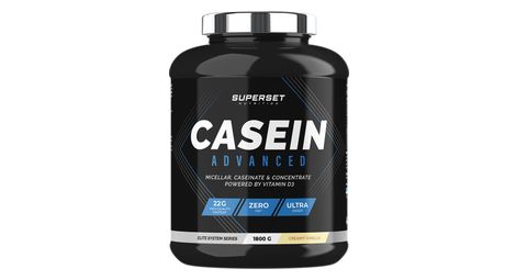 100% Casein Advanced (1,8kg) - Superset Nutrition - Vanille Crémeuse - Caséines