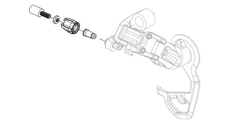 Vis tension cable derailleur arriere sram force red