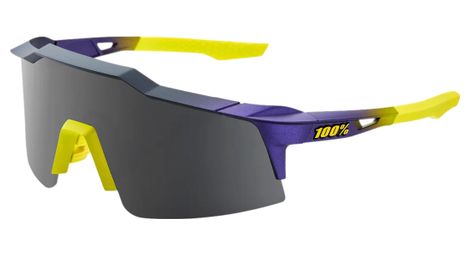 Lunettes 100% Speedcraft SL - Matte Metallic Digital Brights - Verres Fumés
