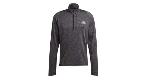 Sweatshirt 1 2 zip chaud a 3 barres adidas run icons
