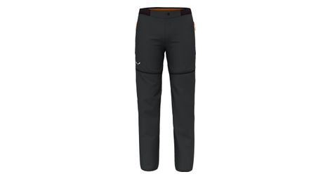 Salewa pedroc 2 2/1 pantalón convertible mujer negro