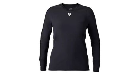  maillot à manches longues fox femme defend thermal noir 