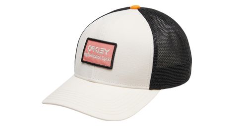 Gorra oakley b1b hdo patch trucker cap blanca/negra