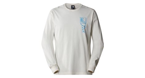 Camiseta de manga larga the north face outdoor graphic blanca