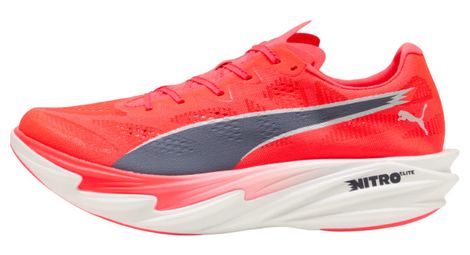 Zapatillas de running Puma Deviate Nitro Elite 4 rojas para hombre