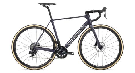 Orbea orca m21eltd pwr bici da strada sram force etap axs 12s 700 mm tanzanite blue purple carbon raw 2024