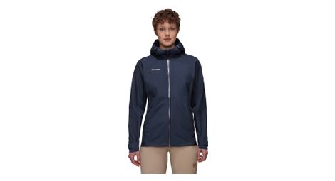 Mammut convey tour hs hooded waterproof giacca blue
