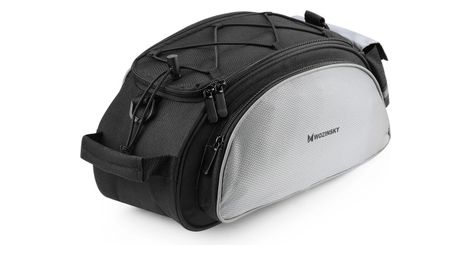 Sac de transport pour vélo Wozinsky avec bandoulière 13L gris