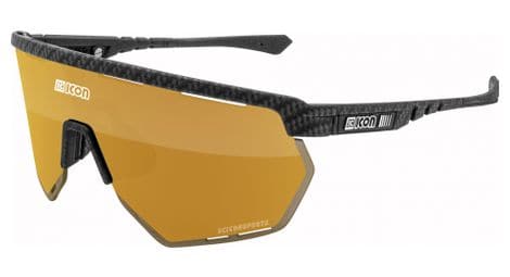 Scicon sports aerowing lunettes de soleil de performance sportive (scnpp multimireur bronze/compagnon de carbone)