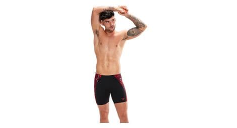 Maillot de bain speedo eco + splice mid jammer noir rouge