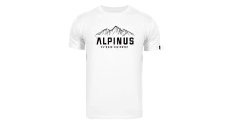 T-shirt de randonnée alpinus mountains blanc - homme