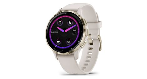 Montre de sport garmin venu 3s blanc ivory or