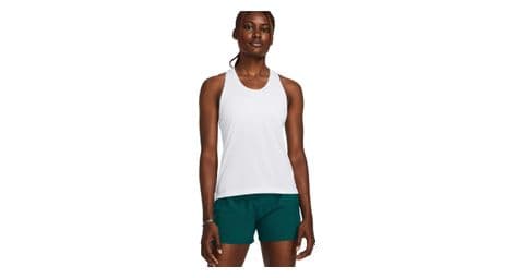 Débardeur under armour launch blanc femme