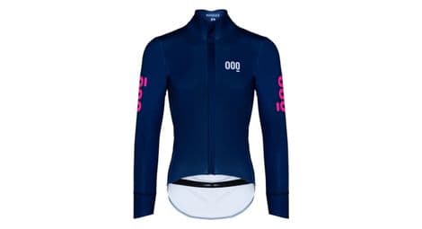 Veste de cyclisme thermique d'hiver coupe-vent ice corsa unisexe mooquer bleue