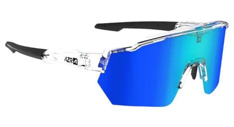 Lunettes azr race rx crystal verni / écran hydrophobe bleu