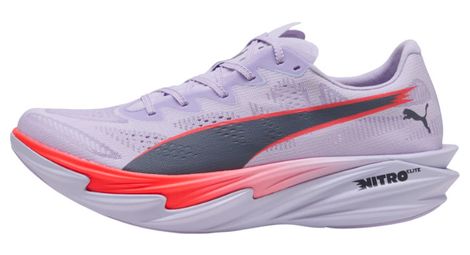 Scarpe da corsa Puma Deviate Nitro Elite 4 Viola/Rosso da uomo