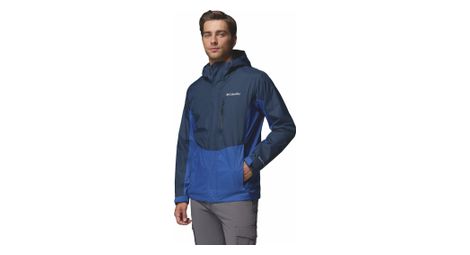 Veste imperméable columbia pouring adventure iii bleu