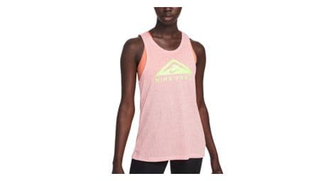 Nike dri-fit trail tank purple green women's