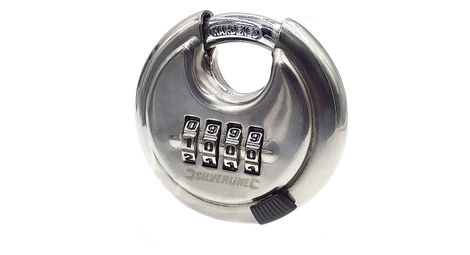 Cadenas à code 4 chiffre en acier inoxydable .
