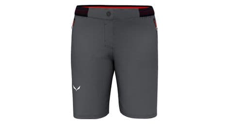 Pantalón corto salewa pedroc gris para mujer