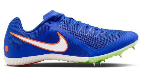 Nike zoom rival multi blue green unisex track & field shoes 44