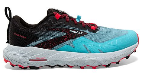 Zapatillas brooks cascadia 17 trail mujer azul rosa 40.1/2