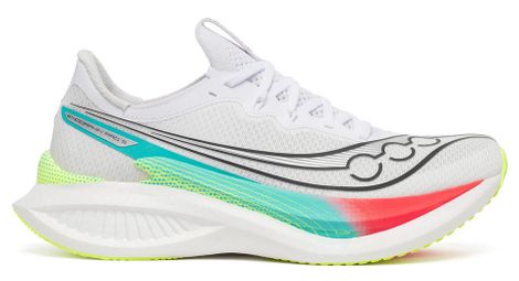 Zapatillas de running Saucony Endorphin Pro 5 blancas/multicolor para hombre