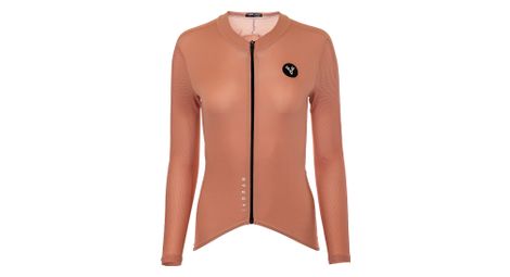 Lebram turini women long sleeves jersey terracotta pink