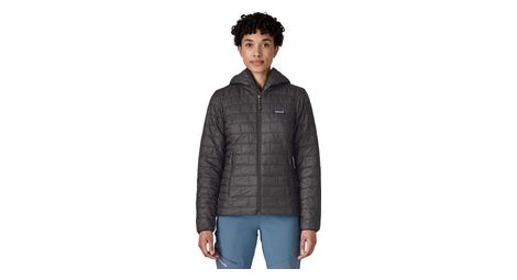 Doudoune à capuche patagonia nano puff hoody noir femme