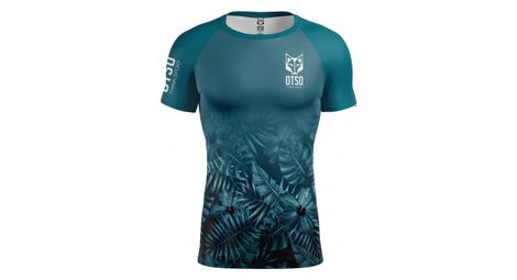 Maillot manches courtes otso tropical vert