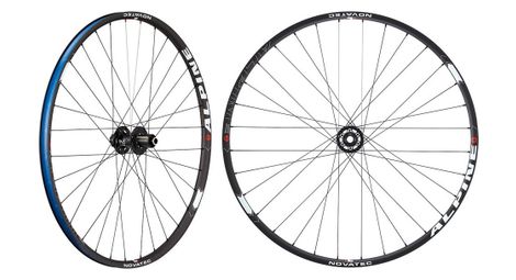 Roue route novatec demon 27.5´´ 6b disque vtt paire de roues noir 20 x 110 / 12 x 150 mm / shimano/sram hg