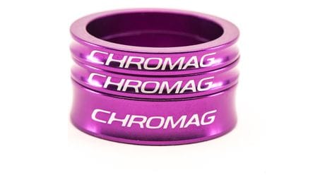 Entretoises de direction chromag aluminium violet