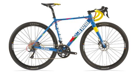 Gravel bike cinelli zydeco lala shimano sora 9v 700 mm blau m / 168-180 cm