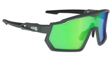 Lunettes azr pro race rx carbone mat/noir / écran hydrophobe vert