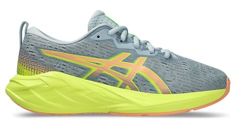 Scarpe da corsa asics novablast 4 gs grigio/giallo bambino