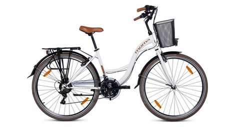 Vélo de Ville URBAN 28 , SHIMANO 21v - Blanc