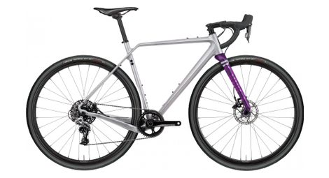 Gravel bike rondo ruut cf2 sram rival 1 11v 700 mm argent 2022