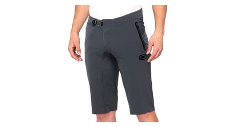100% celium charcoal grey shorts