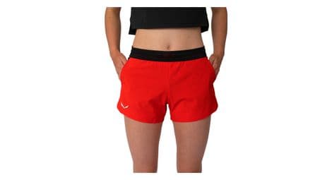 Pantalones cortos salewa pedroc 2 para mujer rojo/negro 40 fr